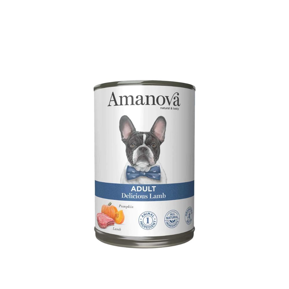 Amanova Dog 400g Adult Delicious Lamb Wet Canned Food