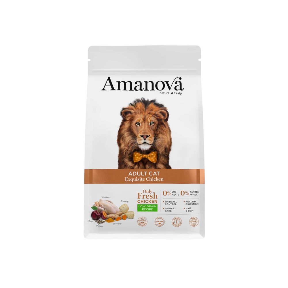 Amanova Cat 1.5kg Adult Chicken & Quinoa Low Grain Dry Cat Food