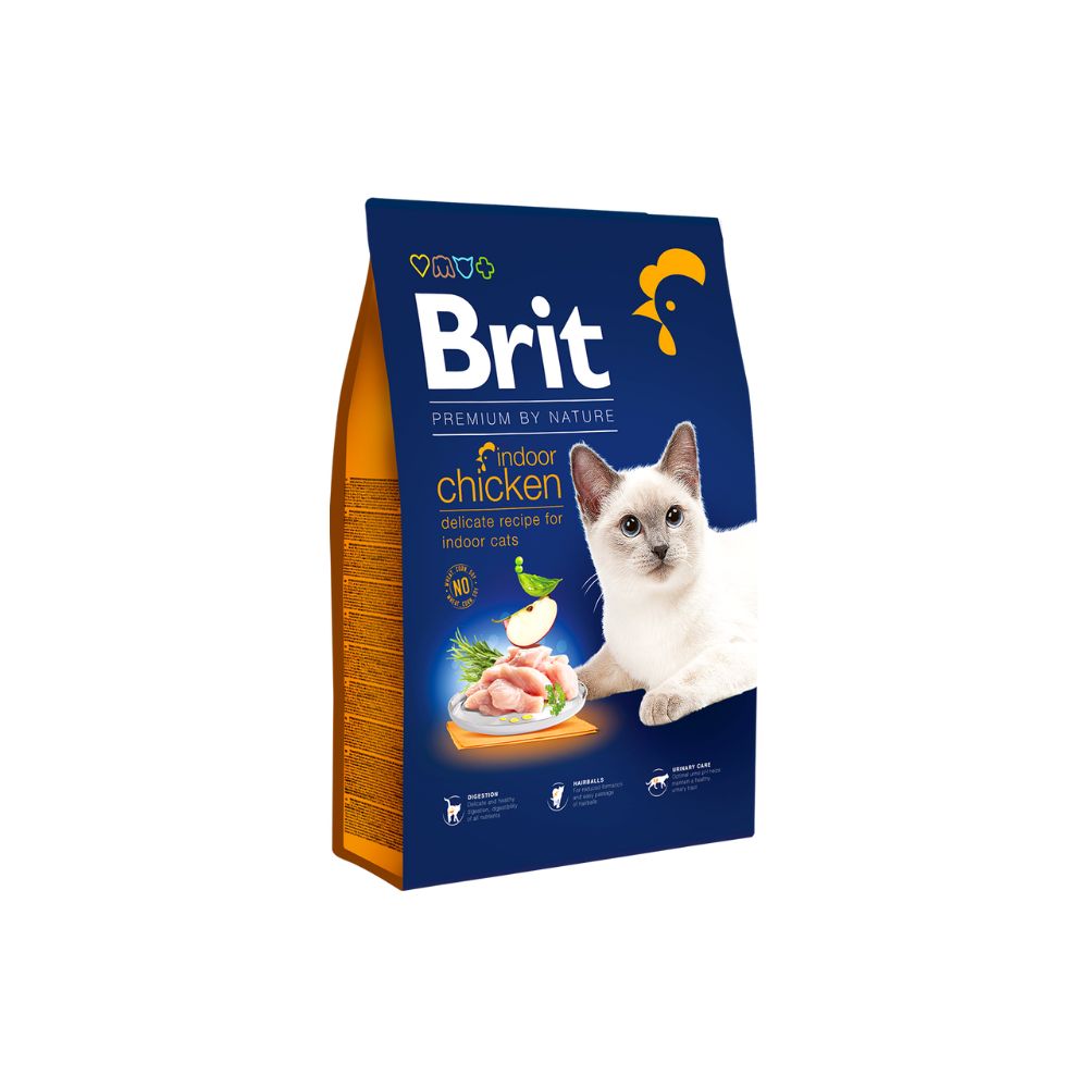 Brit Premium Cat 8kg Adult Indoor Dry Cat Food