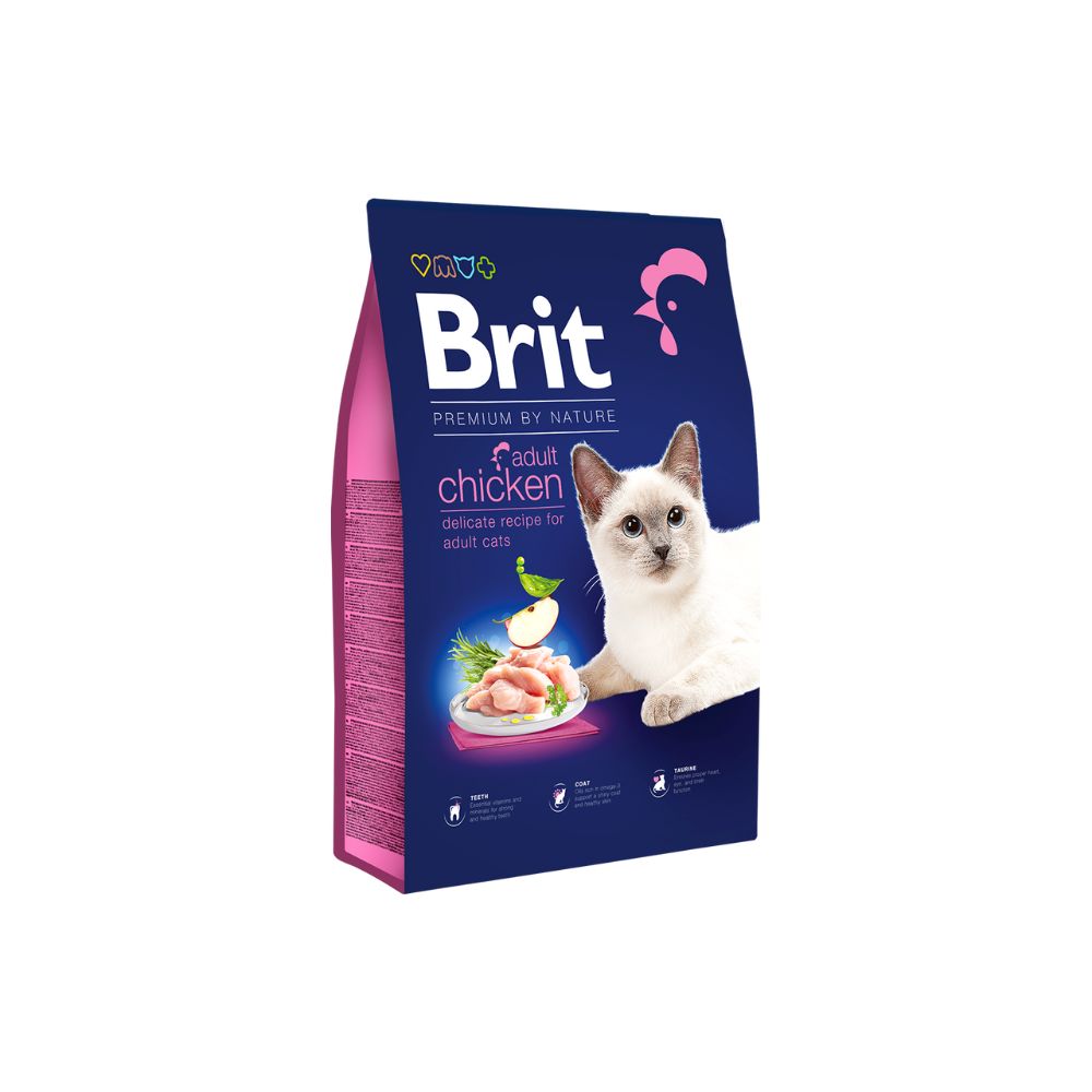 Brit Premium Cat 8kg Adult Chicken Dry Cat Food