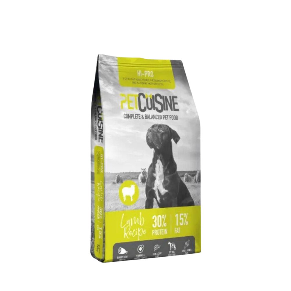 Petcuisine Dog Hi-pro Lamb 10kg Dry Dog Food