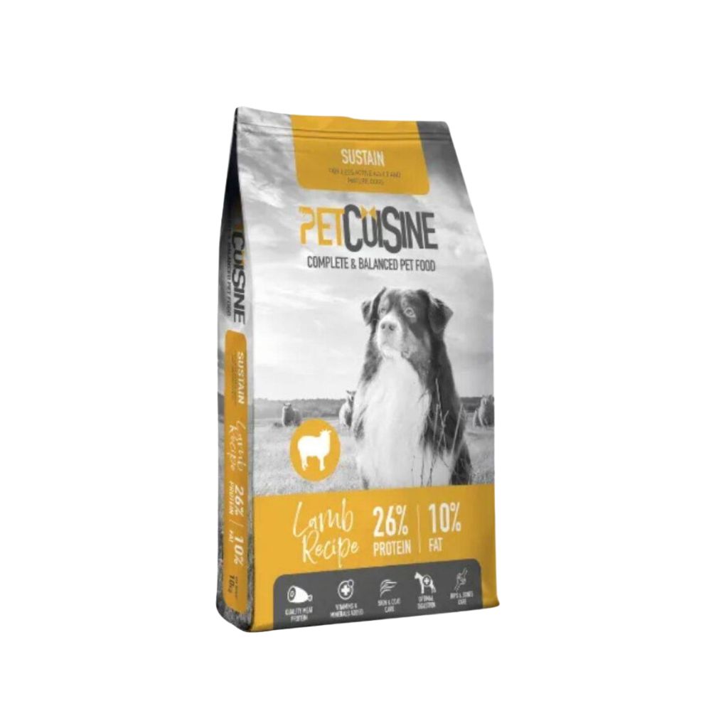 Petcuisine Dog Sustain Lamb 10kg Dry Dog Food