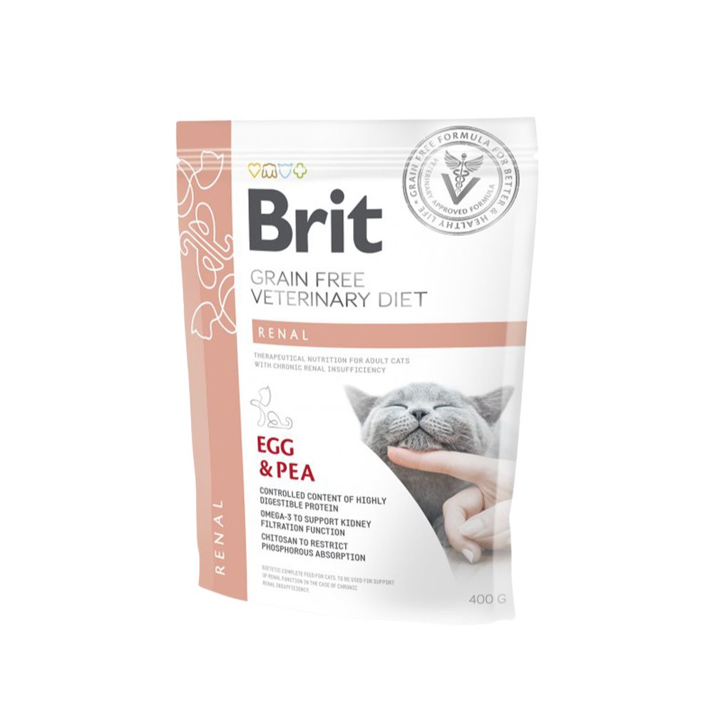 Brit Grain Free Veterinary Diets Cat 400g Renal Dry Cat Food