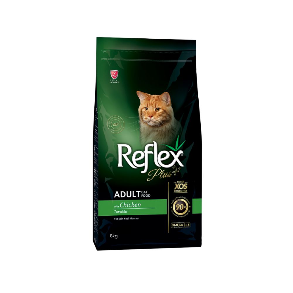 Reflex Plus Cat 8kg Adult Chicken Dry Cat Food