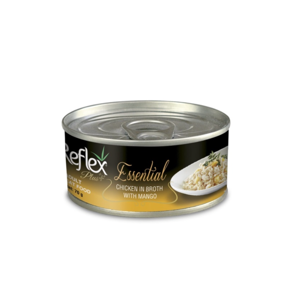 Reflex Plus Essential Chicken In Broth With Mango 70g Wet Cat Food