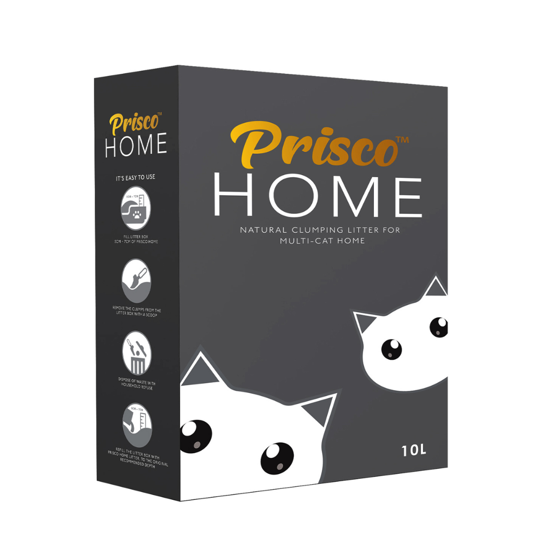 Prisco Home 10l Multi-cat Natural Clumping Cat Litter