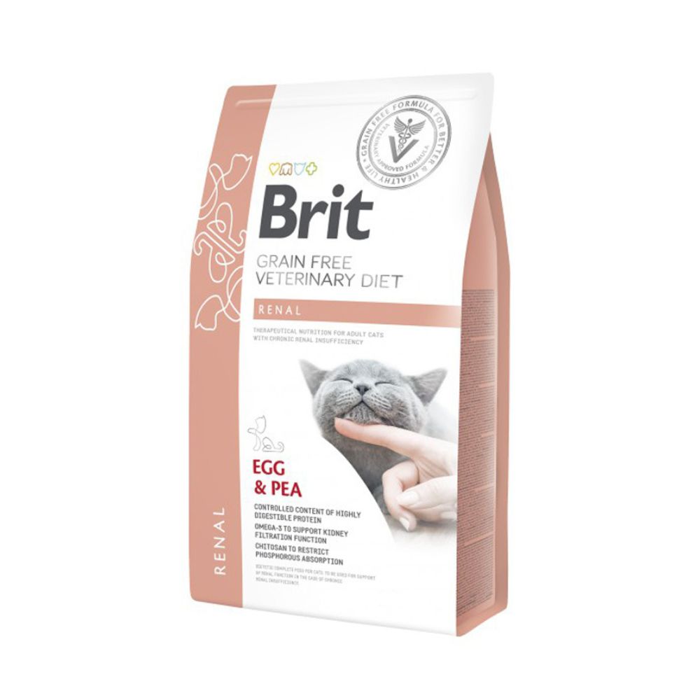 Brit Grain Free Veterinary Diets Cat 2kg Renal Dry Cat Food