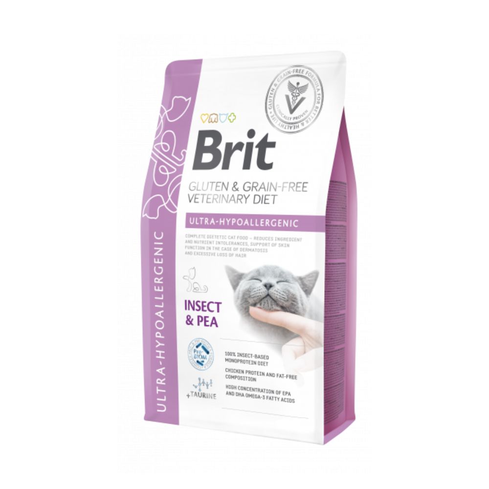 Brit Grain Free Veterinary Diet Cat 2kg Ultra-hypoallergenic Dry Cat Food