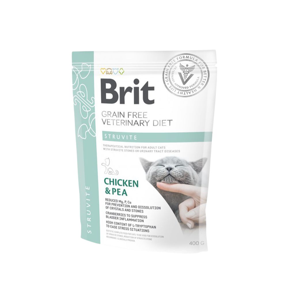 Brit Grain Free Veterinary Diets Cat 400g Struvite Dry Cat Food